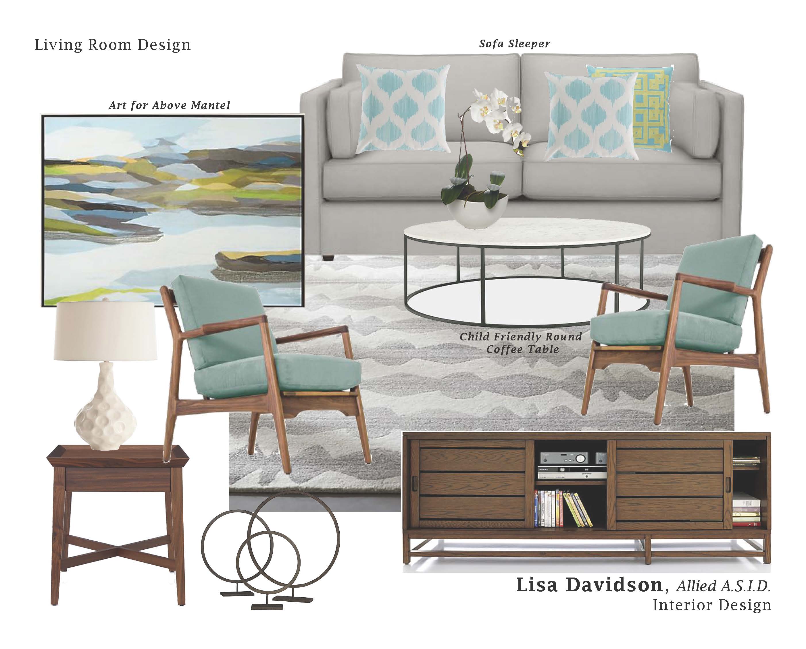 design board for living room template